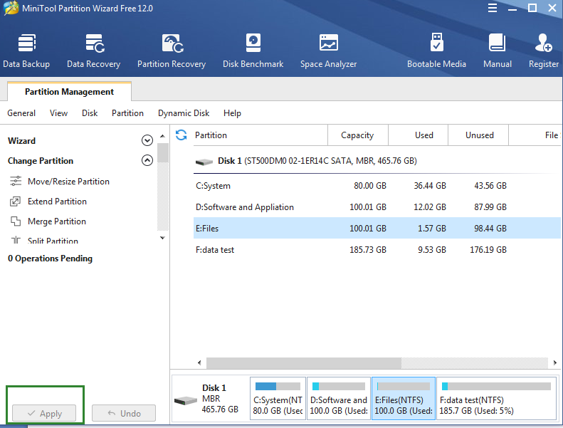 MiniTool Partition Wizard