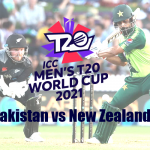 Pakistan vs New Zealand T20 Match