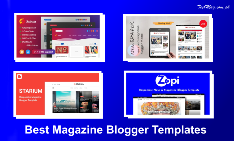 Best Magazine Blogger Templates