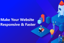 Make website responsive and faster