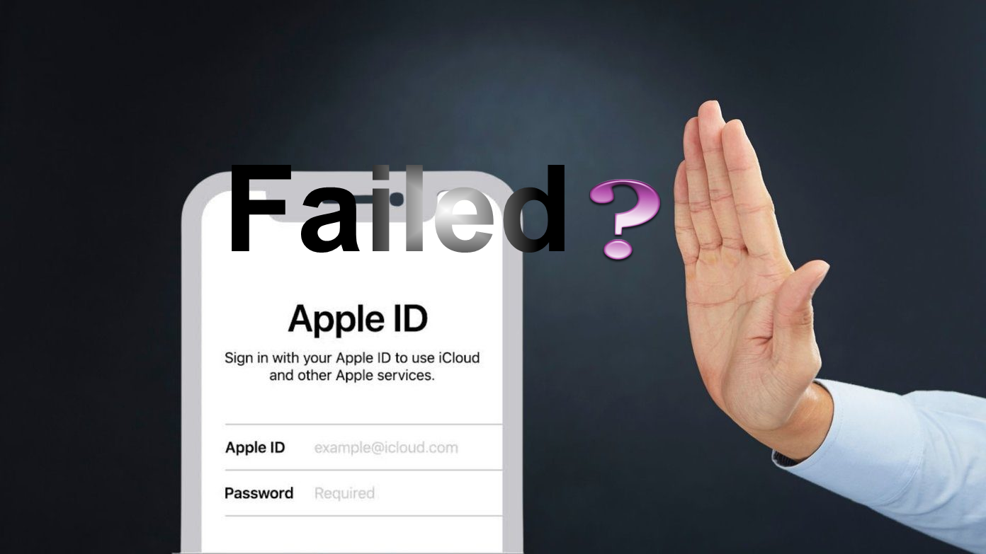 Apple ID verification failed
