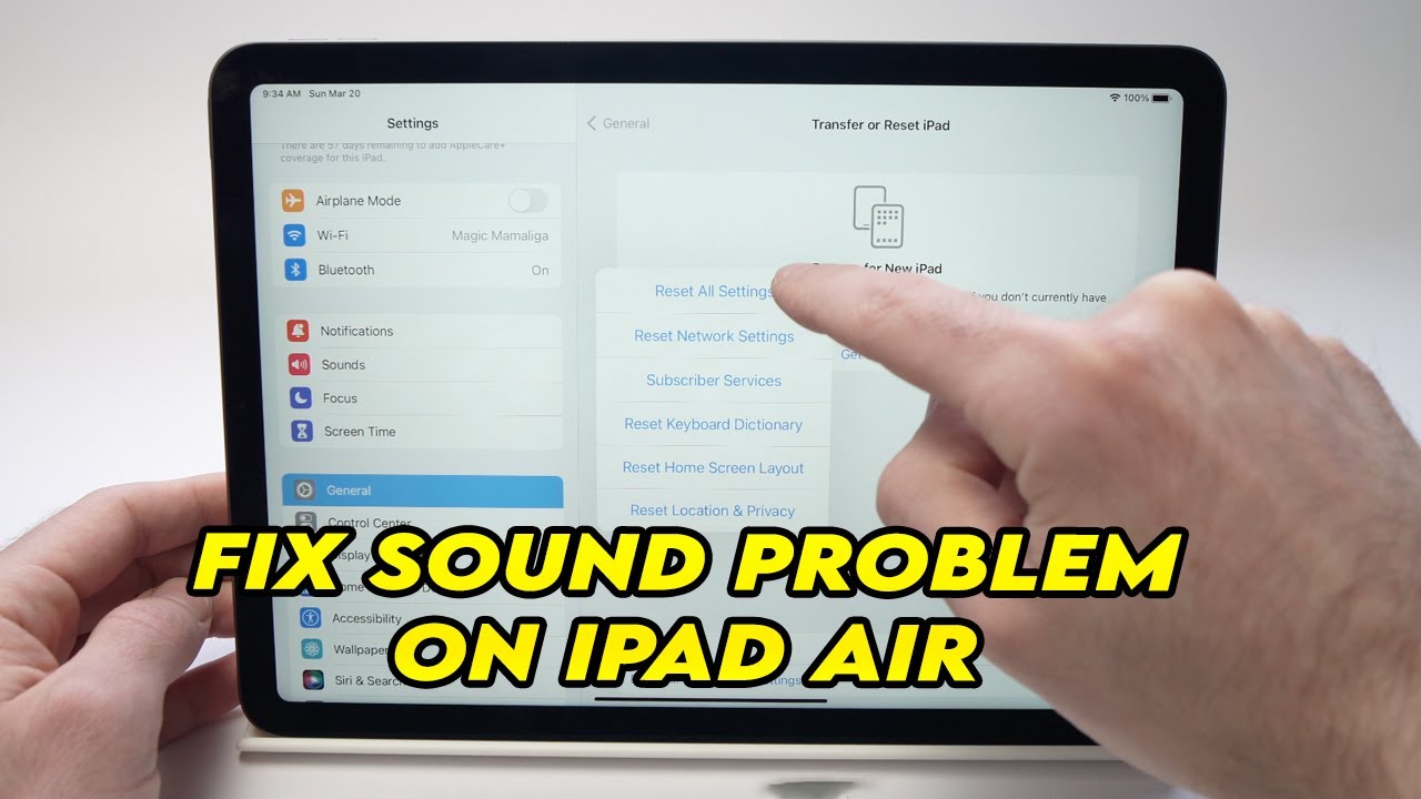 iPad Sound Not Working
