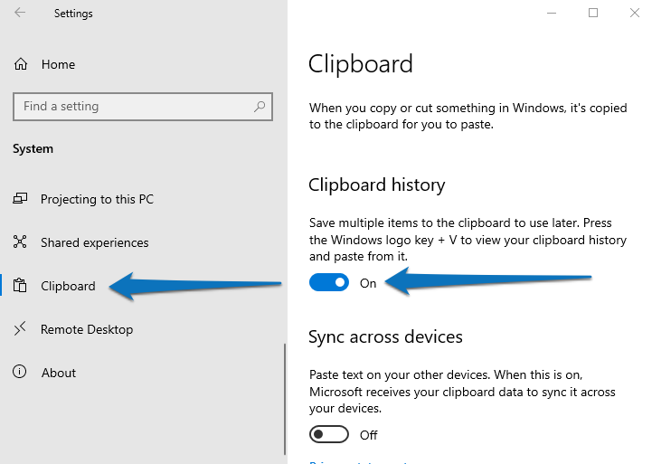 Finding Clipboard on PC