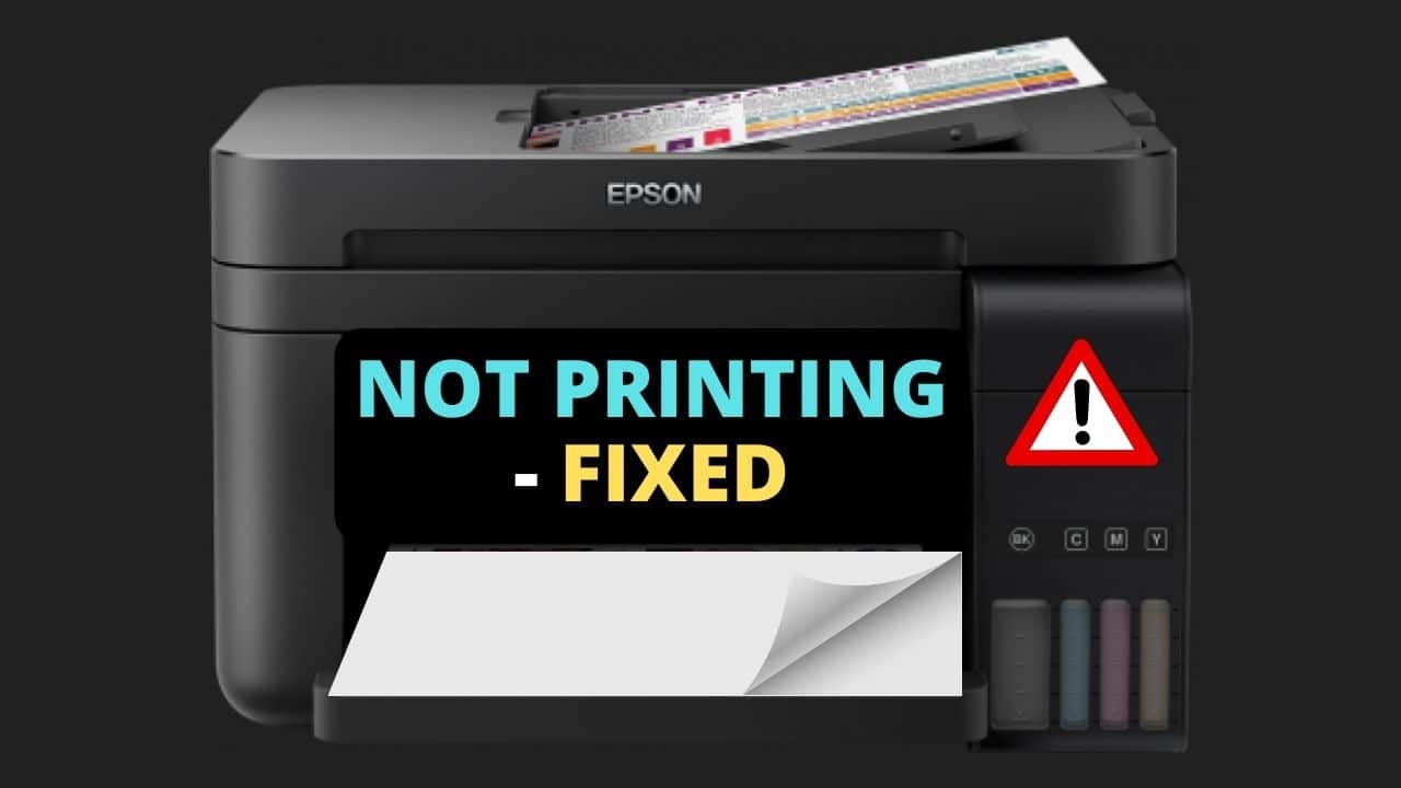 Epson Printer Not Printing