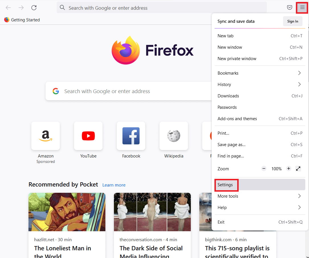 Set Homepage on Firefox