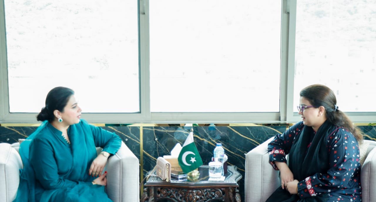 گوگل ٹیم کی وزیر مملکت برائے آئی ٹی شزہ فاطمہ سے ملاقات