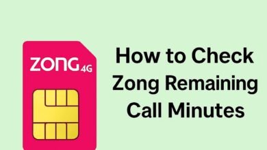 How to Check Zong Remaining Call Minutes
