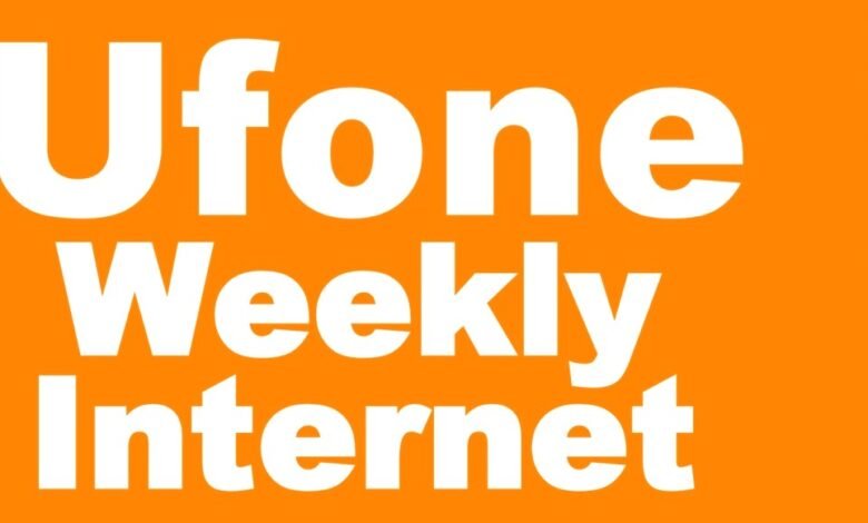 Ufone Weekly Internet Packages