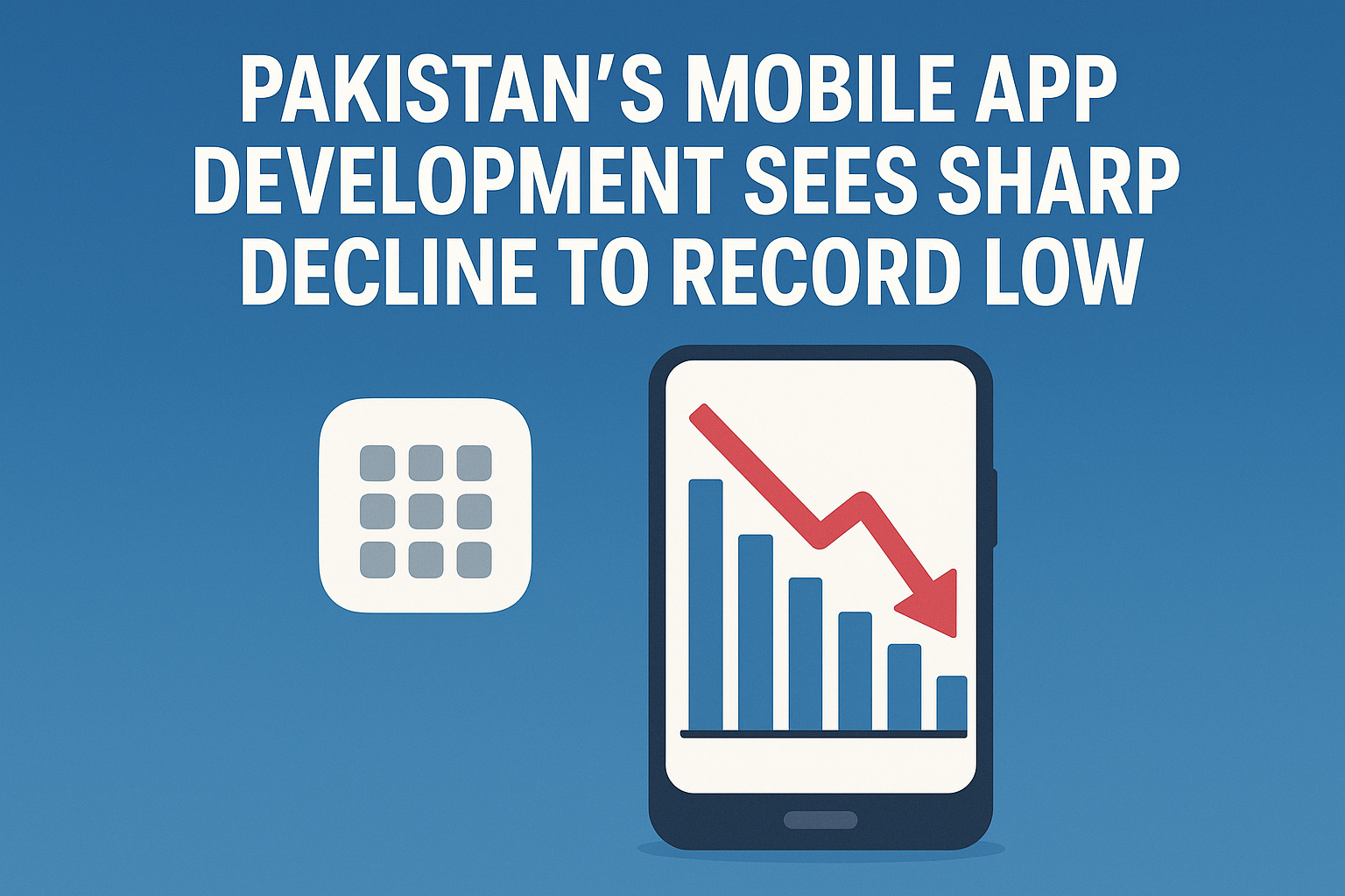 Pakistan's Mobile App Development Sees Sharp Decline to Record Low