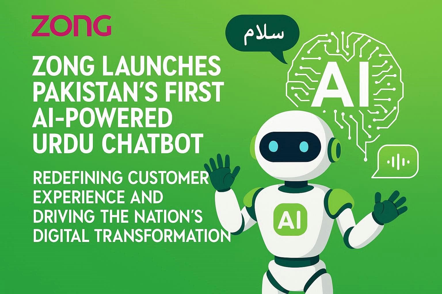 Zong Introduces AI Powered Urdu Chatbot For Enhanced Customer 