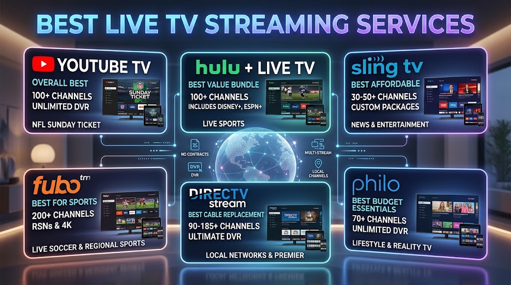 Best Live TV Streaming Services
